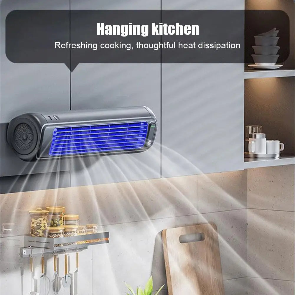 Three-speed Summer Kitchen Fan Wall Portable Conditioner Cooling Air Fan Ultra Conditioning Air Mounted Refrigeration Quiet