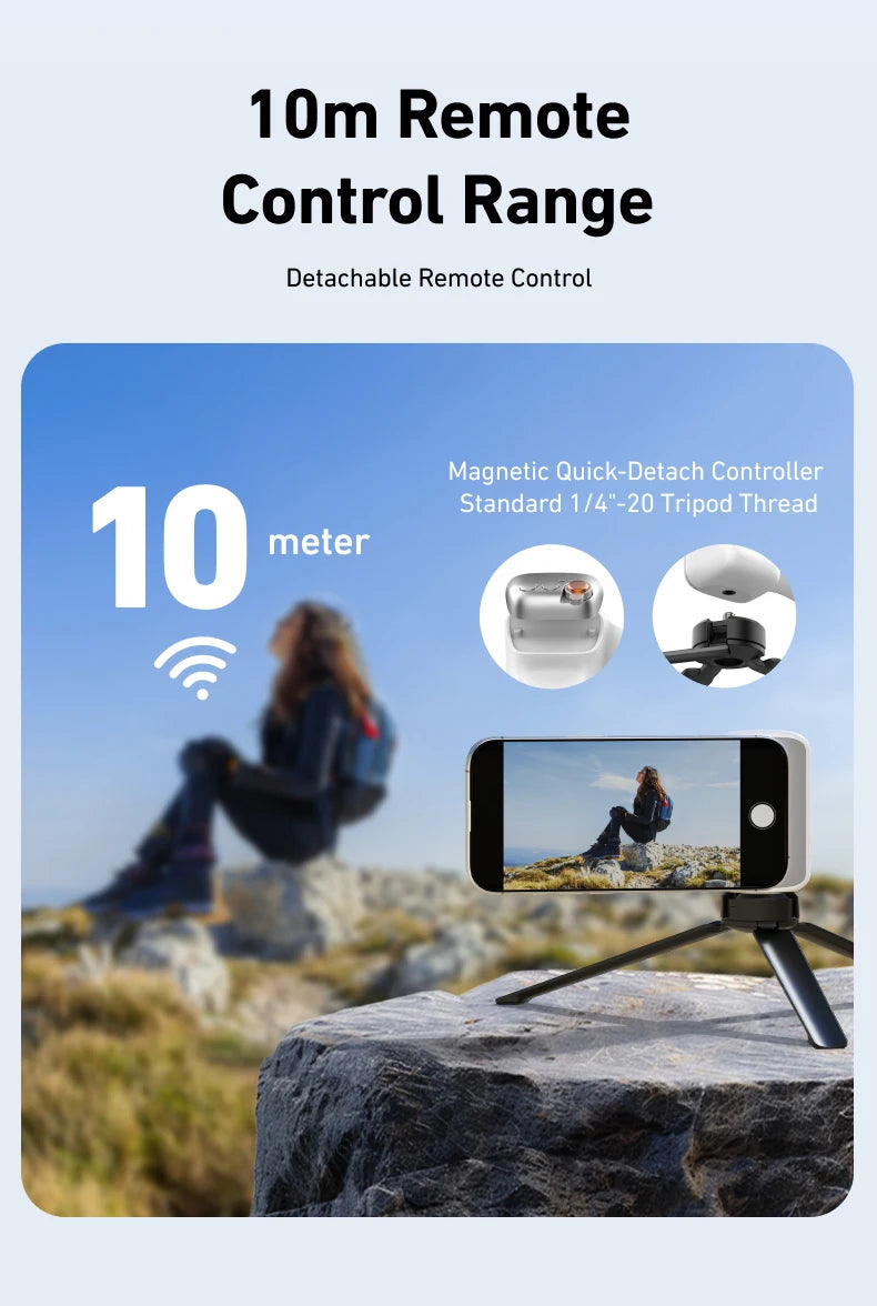 Chromacart Premium TELESIN Magnetic Phone Camera Shoot Hand Grip Phone Holder Shooting Aid Remote Control Handle for Iphone HUAWEI SAMSUNG Phone