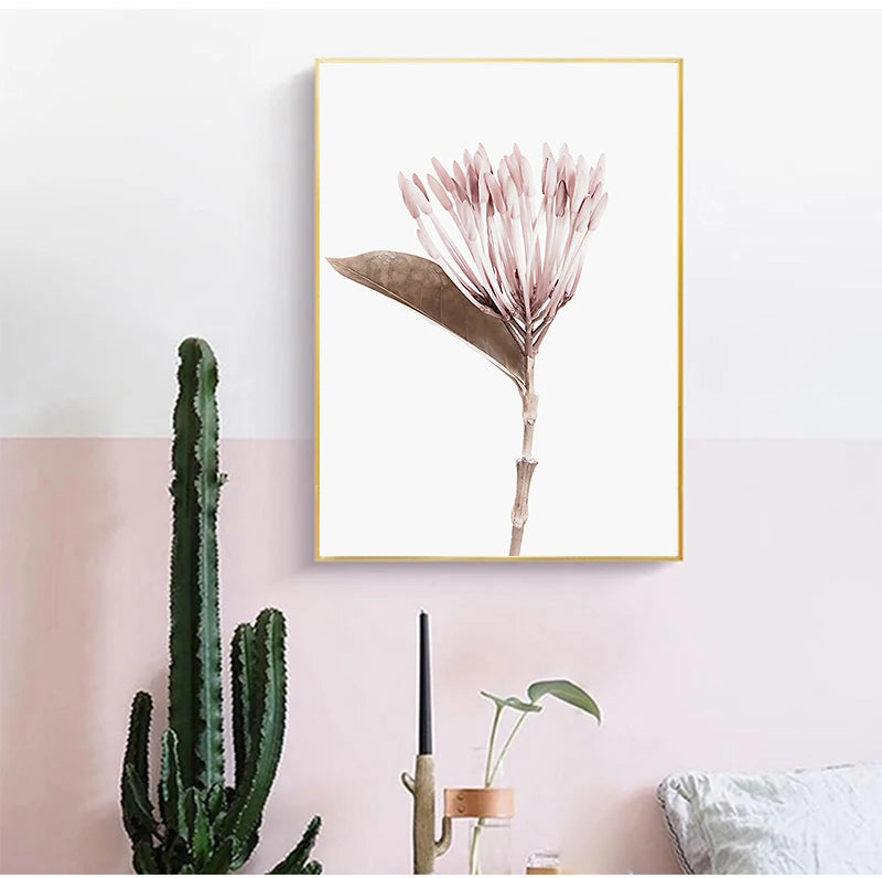 Botanical Flowers Posters and Prints Gallery Wall Art Canvas Painting Plant Wall Pictures for Living Room Home Decor