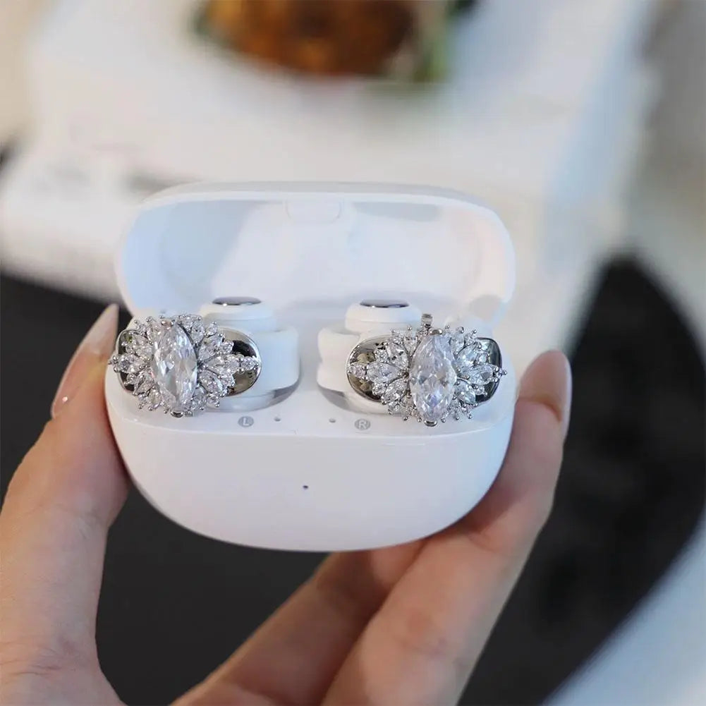 2pcs Headphone Diameter Buckle For B Ose Ultra Open Decorative Earphone Diamond Ear-Clip Exquisite Design Earphone Accessories