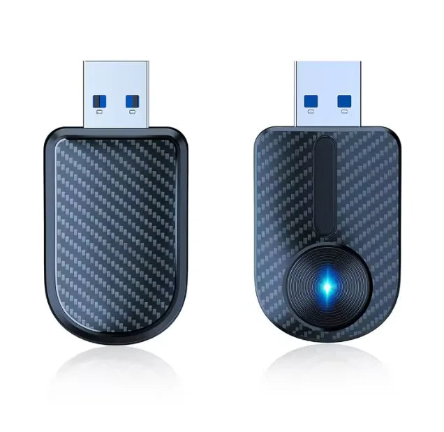 Chromacart 2026 Pionray 2 in 1 Wireless CarPlay Adapter&Android Auto Wireless Adapter, 5Ghz WiFi Type-C/USB Plug Play CarPlay Wireless™