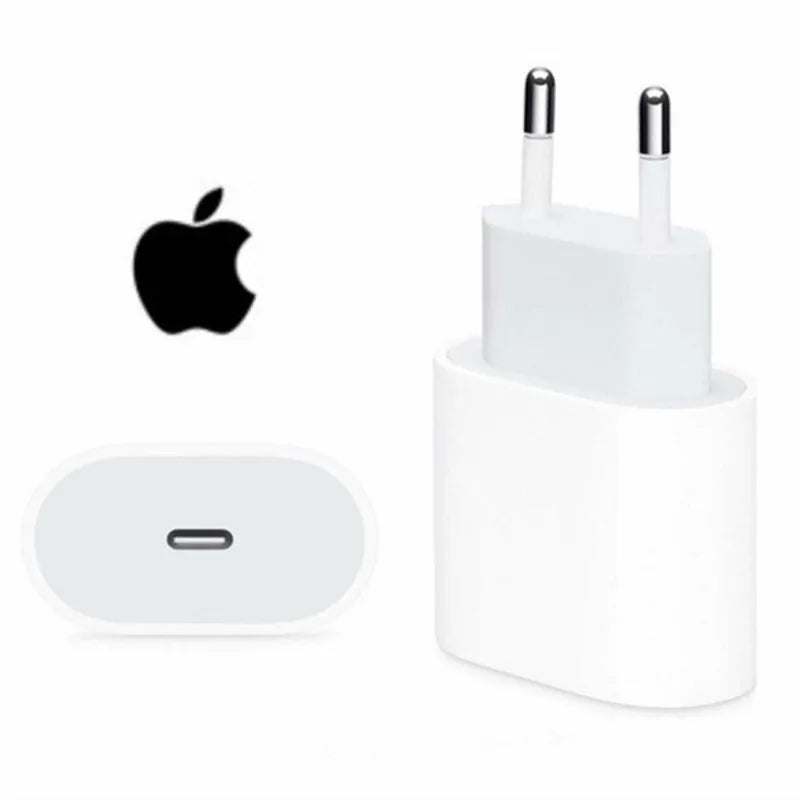 Chromacart Original 20W USB-C Power Adapter For iphone 17 16 15 14 mini Pro Max Type C fast charger for Apple Cable for iPhone X 12 13 Plus™