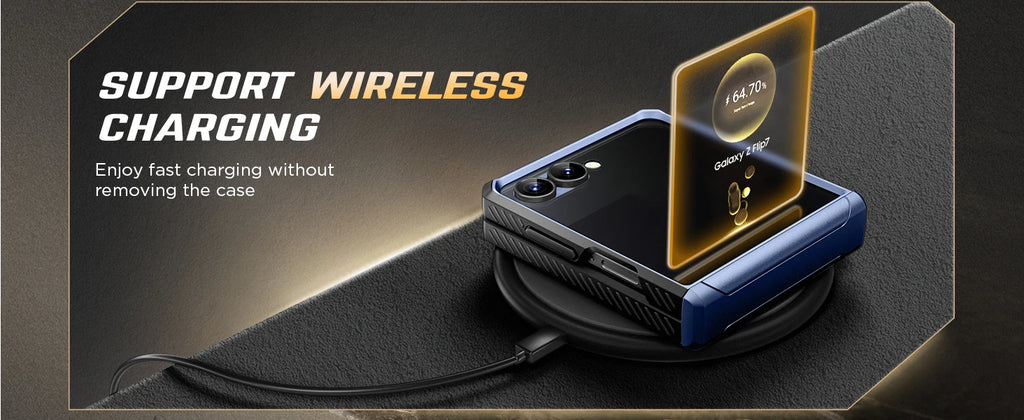 Chromacart For Galaxy Z Flip 7 Case with Kickstand & 360° Rotatable Belt-Clip Built-in Privacy Screen Protector Hinge Protection Phone Case™