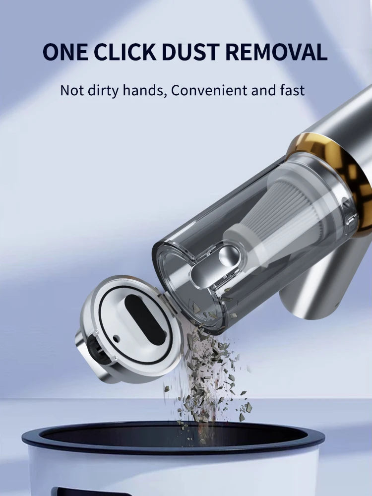 CENRR 9980000PA Car Vacuum Cleaner Strong Suction Cordless Wireless Cleaner Portable  HandHeld Vacuum Cleaner Cleaning Machine