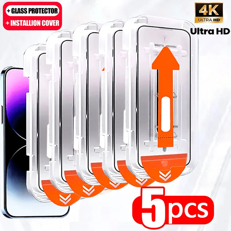 Chromacart Premium Tempered Glass For Samsung A56 A55 5G A54 A36 A26 A16 A53 A35 A52 A15 A14 A13 A26 A25 A24 A51 Dust Free Screen Protector™