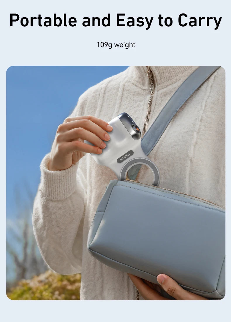 Chromacart Premium TELESIN Magnetic Phone Camera Shoot Hand Grip Phone Holder Shooting Aid Remote Control Handle for Iphone HUAWEI SAMSUNG Phone