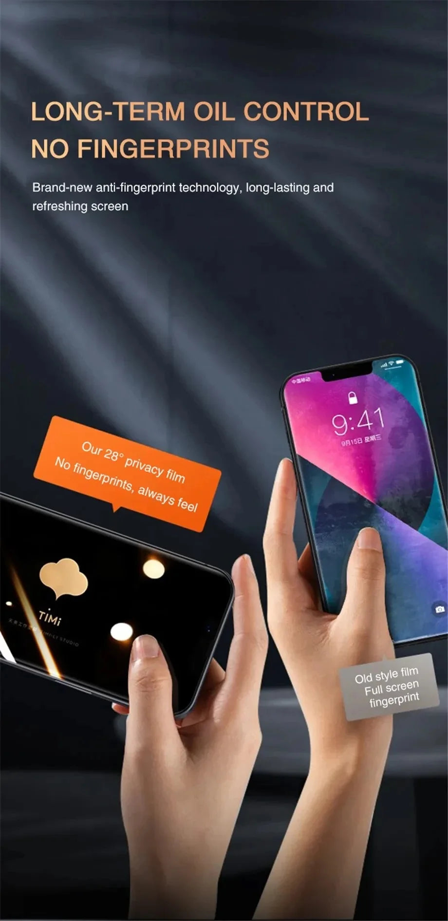 Chromacart 8K Anti-Spy Glass Film For iPhone 17 Air 16 15 14 13 12 11 PRO MAX Plus Privacy Screen Protectors For iPhone 17 Tempered Glass™