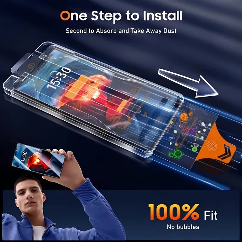 Chromacart 1-6PCS HD Tempered Glass For iPhone 17 Pro Max 16 15 14 13 11 12 Pro Max 16e 6 7 8 Plus Air XR XS Easy Install Screen Protector™