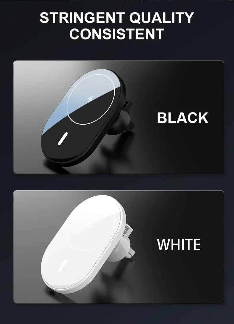 Chromacart Magnetic Car Wireless Charger Macsafe for iPhone 12 13 14 15 Pro Max Air Vent Car Phone Holder Stand Fast Car Charging Station™