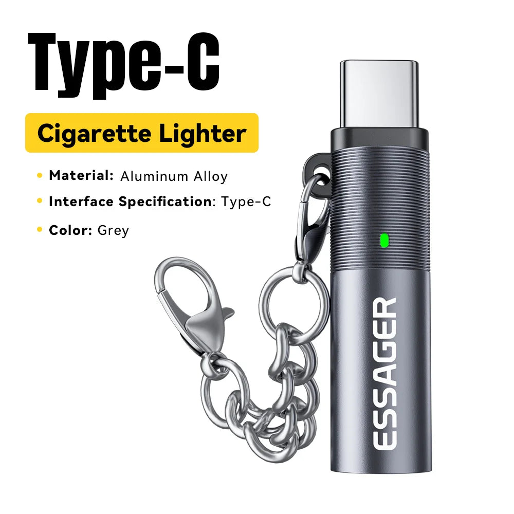 Chromacart Essager TypeC Mini Cigarette Lighter Tungsten Wire Blowing Safety and Energy Saving Without Charging Can Be Carried On The Plane™
