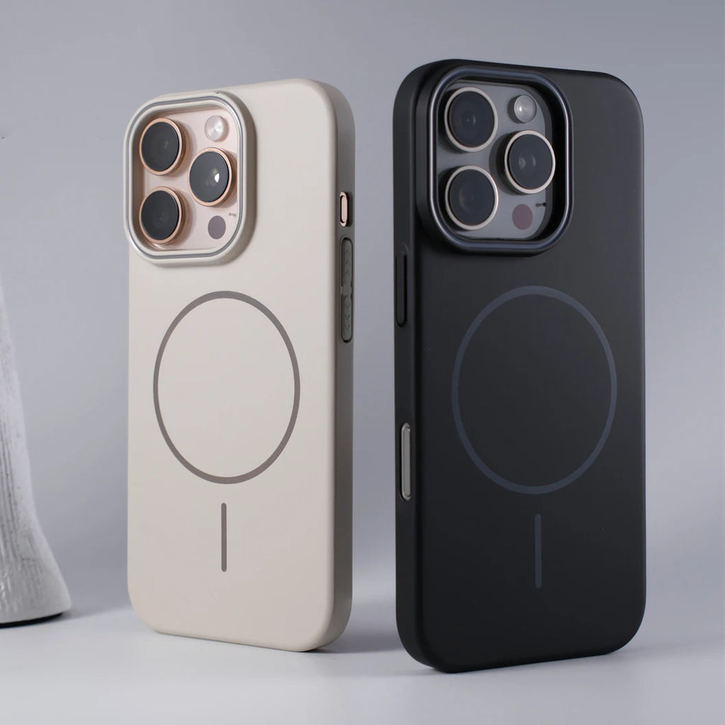 Chromacart Luxury Original Hard PC Magsafe Case for iPhone 17 Air 16 15 14 Plus 13 12 Mini 11 Pro Max Shockproof Matte Thin Magnetic Cover™
