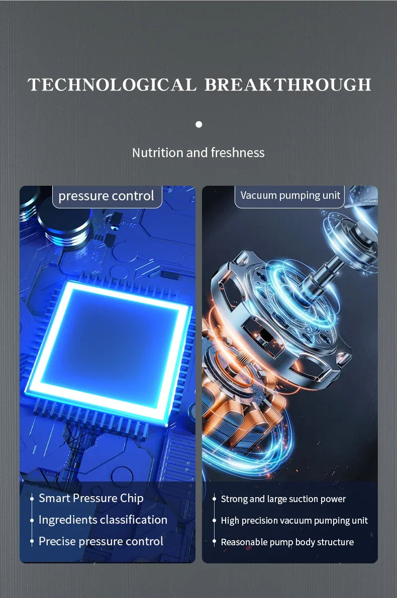 2025 Rechargeable Wireless Portability Vacuum Sealer With Sealing Countdown Display Multi-Pack Vacuum Touch Waterproof Buttons