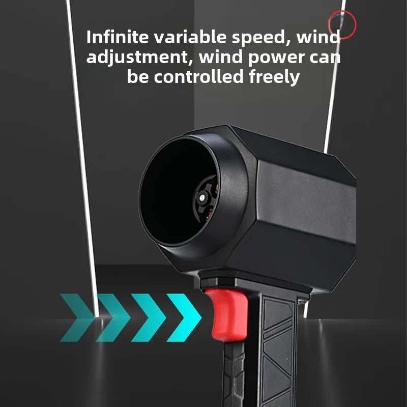 Turbo Jet Fan – 64mm Brushless Motor, 1800g Powerful Air Blower for Car Drying, Leaf & Snow Removal Fits Makita 18V/21V Battery