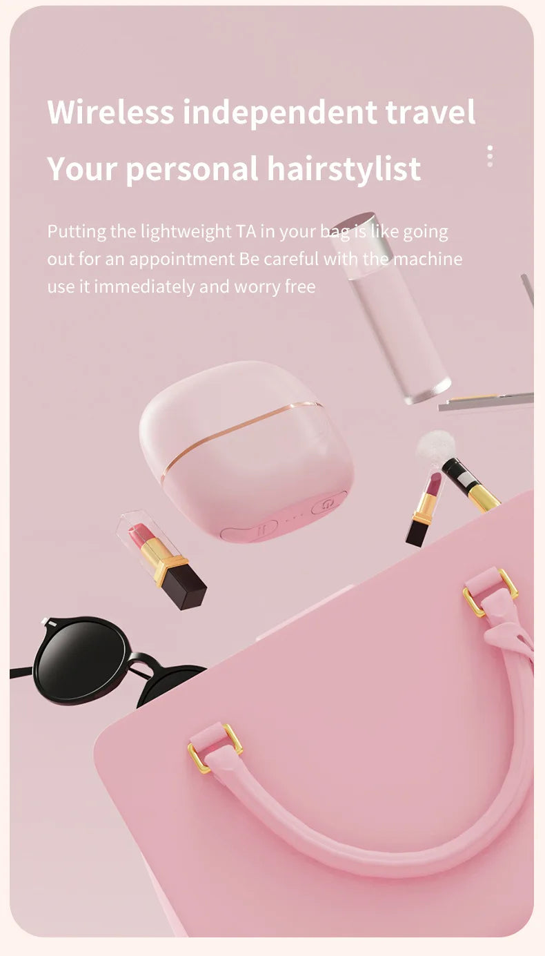 Mini Hair Straightener 3-Speed Temperature Control Rapid Heating & Anti Scald Shell Lightweight and Portable for Travel