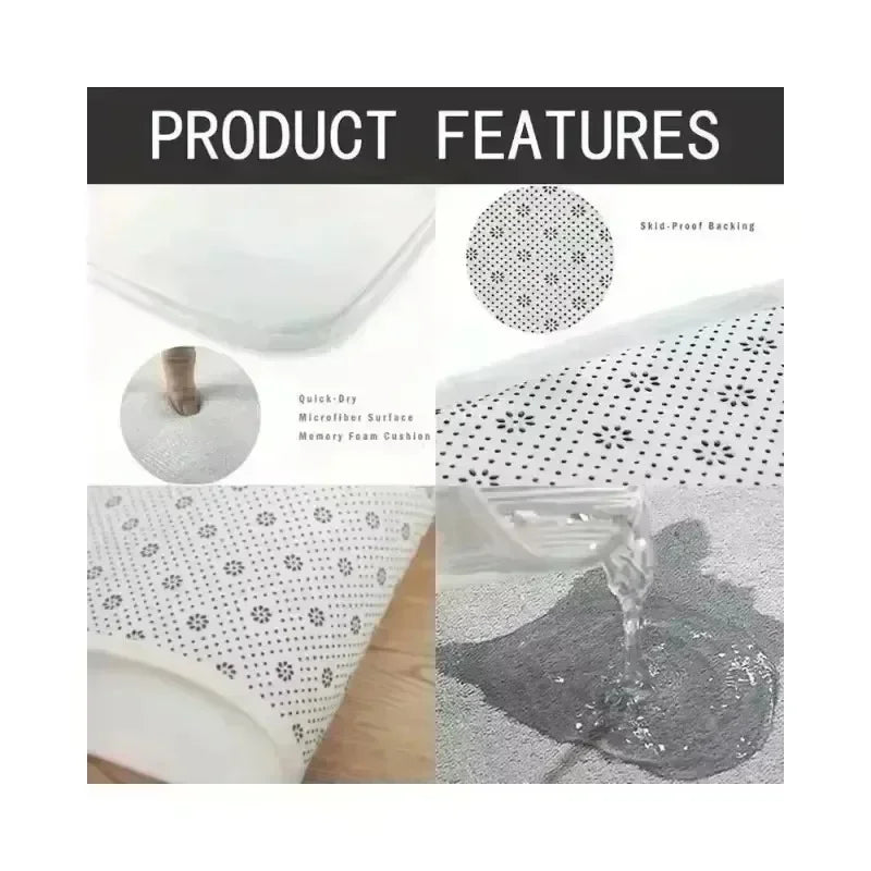 Glacier Runner Rug Visual 3D Hole Crack Luminous Carpet Porch Entrance Carpet Home Corridor Home Decoration