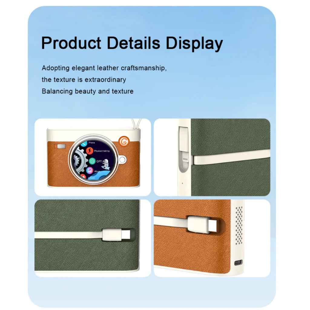 Chromacart FusionWatch 3-in-1 Smartwatch Power Bank & Bluetooth Speaker (10,000mAh)