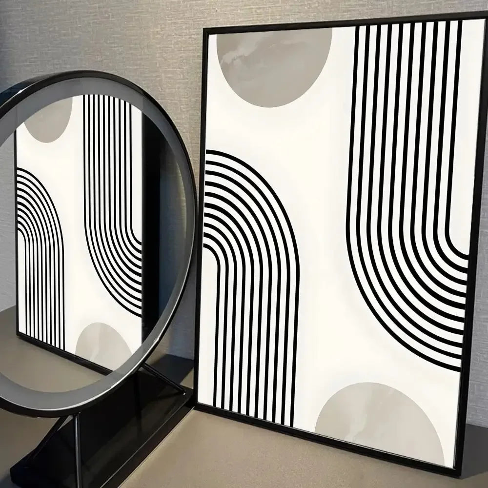 Minimalist Abstract Line Minimalist Wall Art Print Canvas Painting Posters for Living Room Modern Home Decor