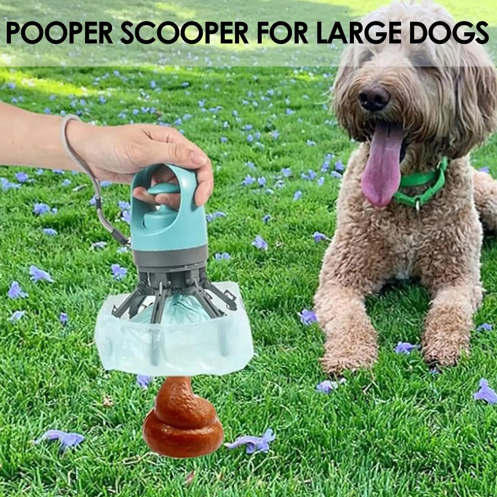 Claw Poop Scooper for Dogs Portable Compact Pet Waste Cleaner Effective and Simple Dog Waste Picker Dog Poop Scooper Easy-to-Use