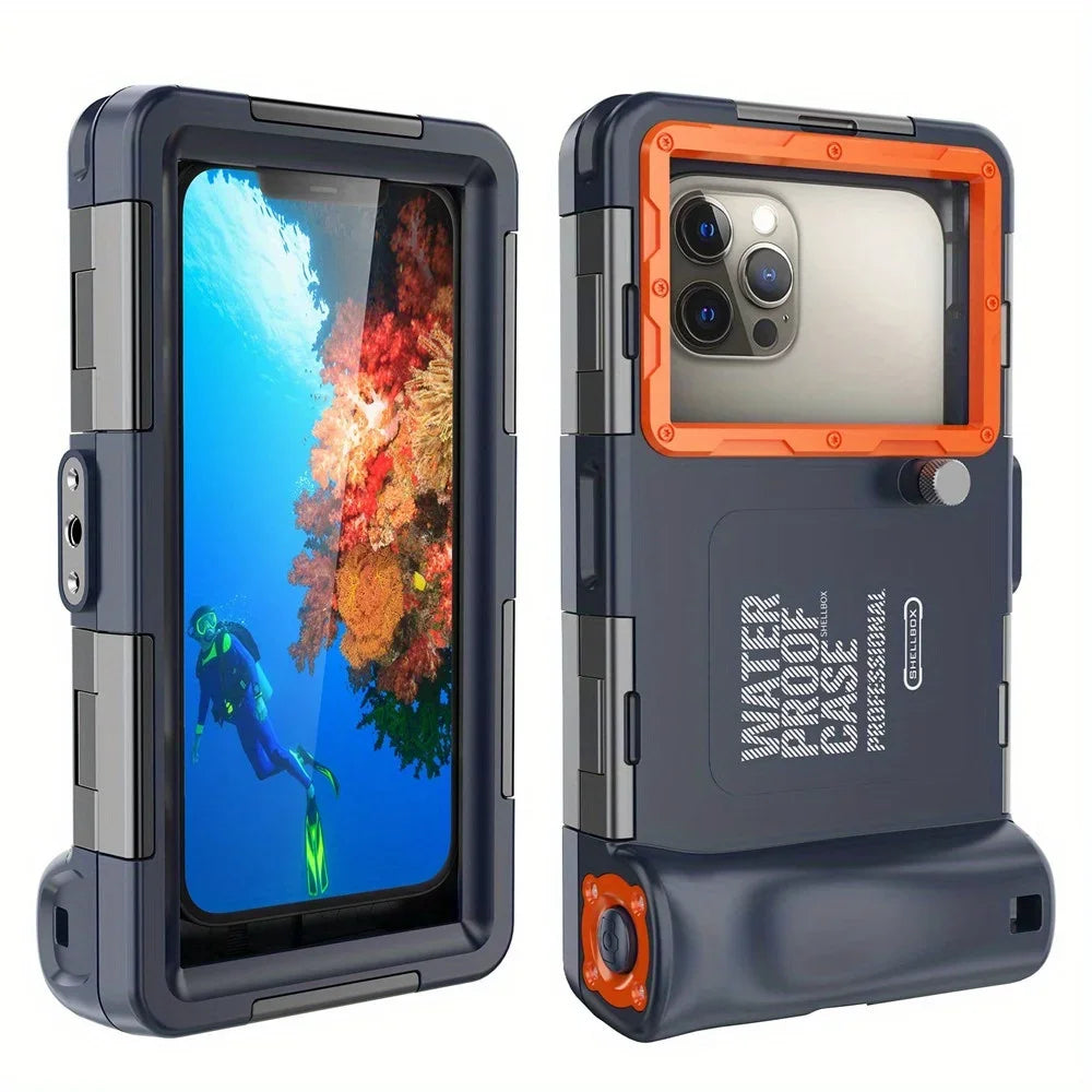 Chromacart Waterproof Phone Case Holsters & 15m Diving 50ft Swimming Premium Protective Housing & Lanyard For iPhone Samsung 6.8" Phone™