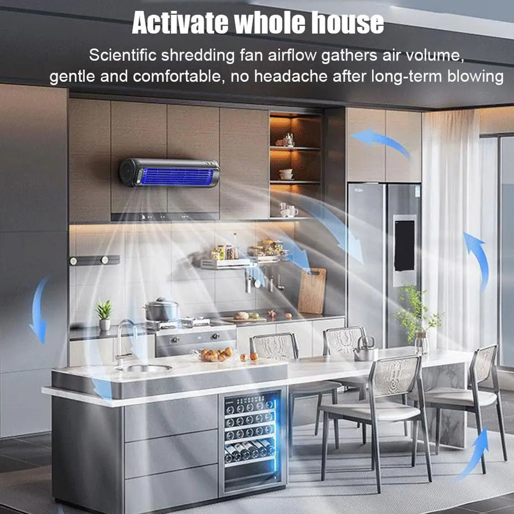 Three-speed Summer Kitchen Fan Wall Portable Conditioner Cooling Air Fan Ultra Conditioning Air Mounted Refrigeration Quiet