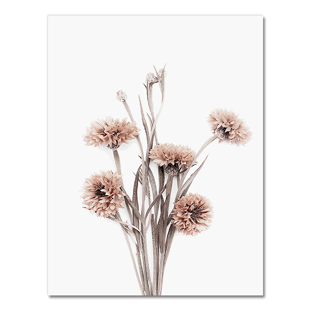 Botanical Flowers Posters and Prints Gallery Wall Art Canvas Painting Plant Wall Pictures for Living Room Home Decor