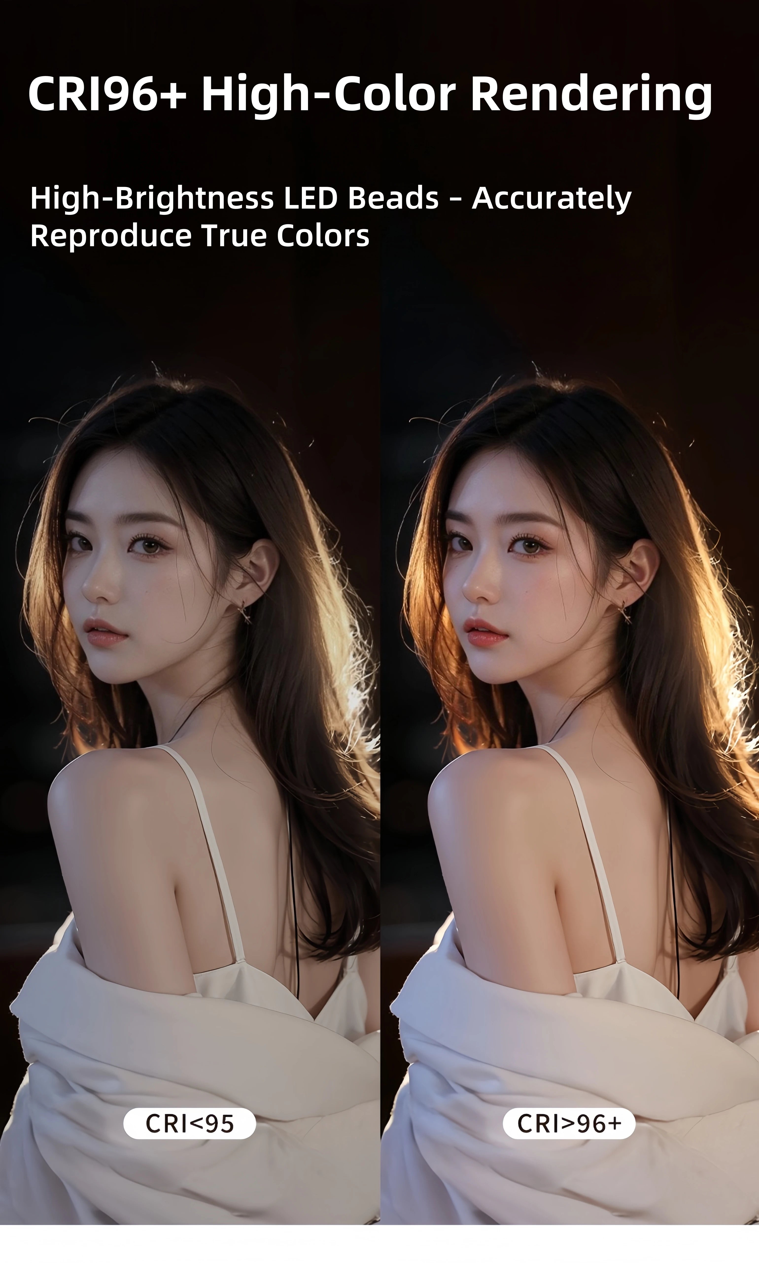 Chromacart Handheld LED Ring Light Rechargeable Portable Fill Light for Mobile Phone Live Broadcast Photography Desktop Rabbit Cage Selfie™