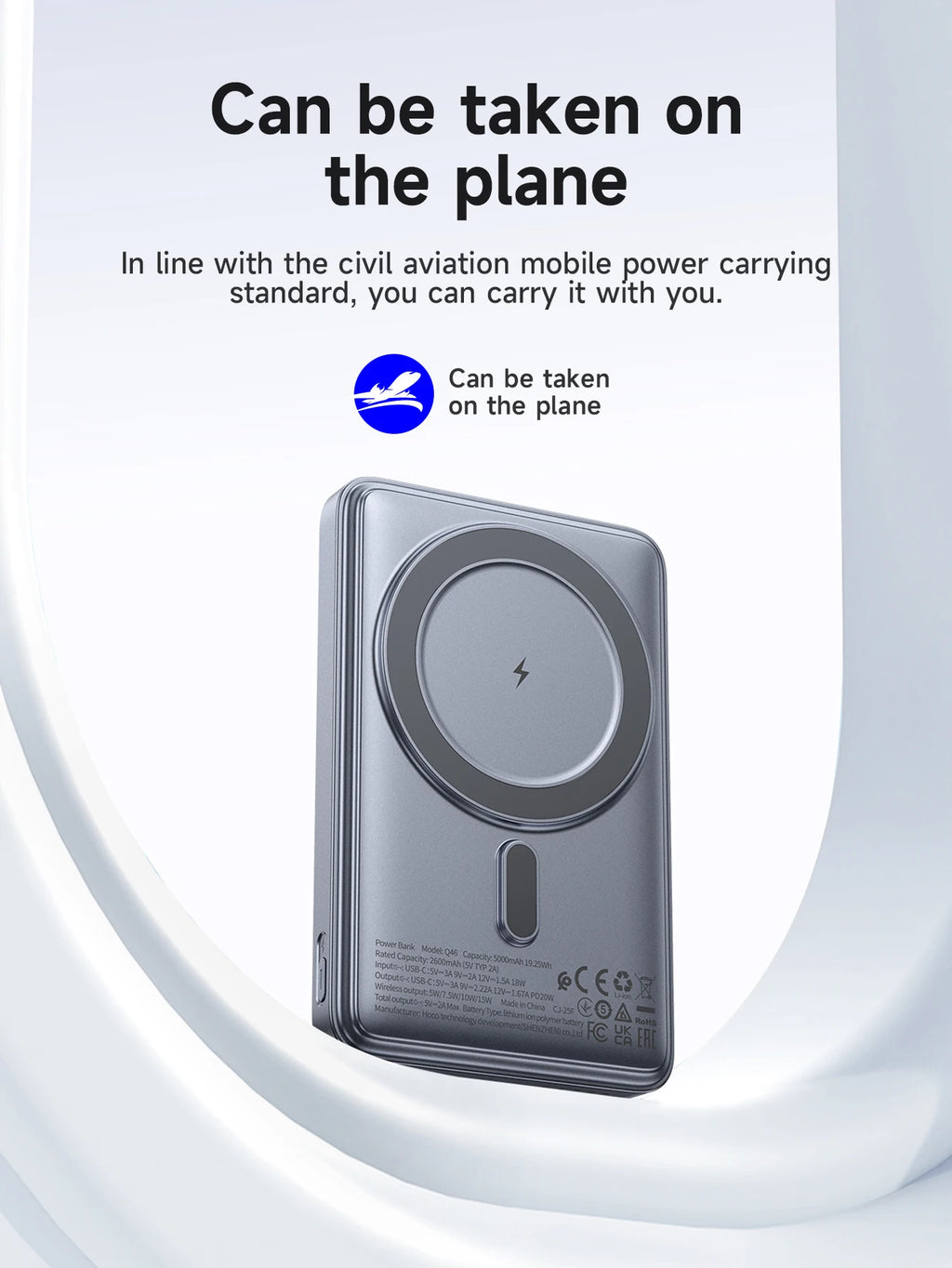 Chromacart MagSnap 20W Magnetic Power Bank (5000mAh) with Kickstand