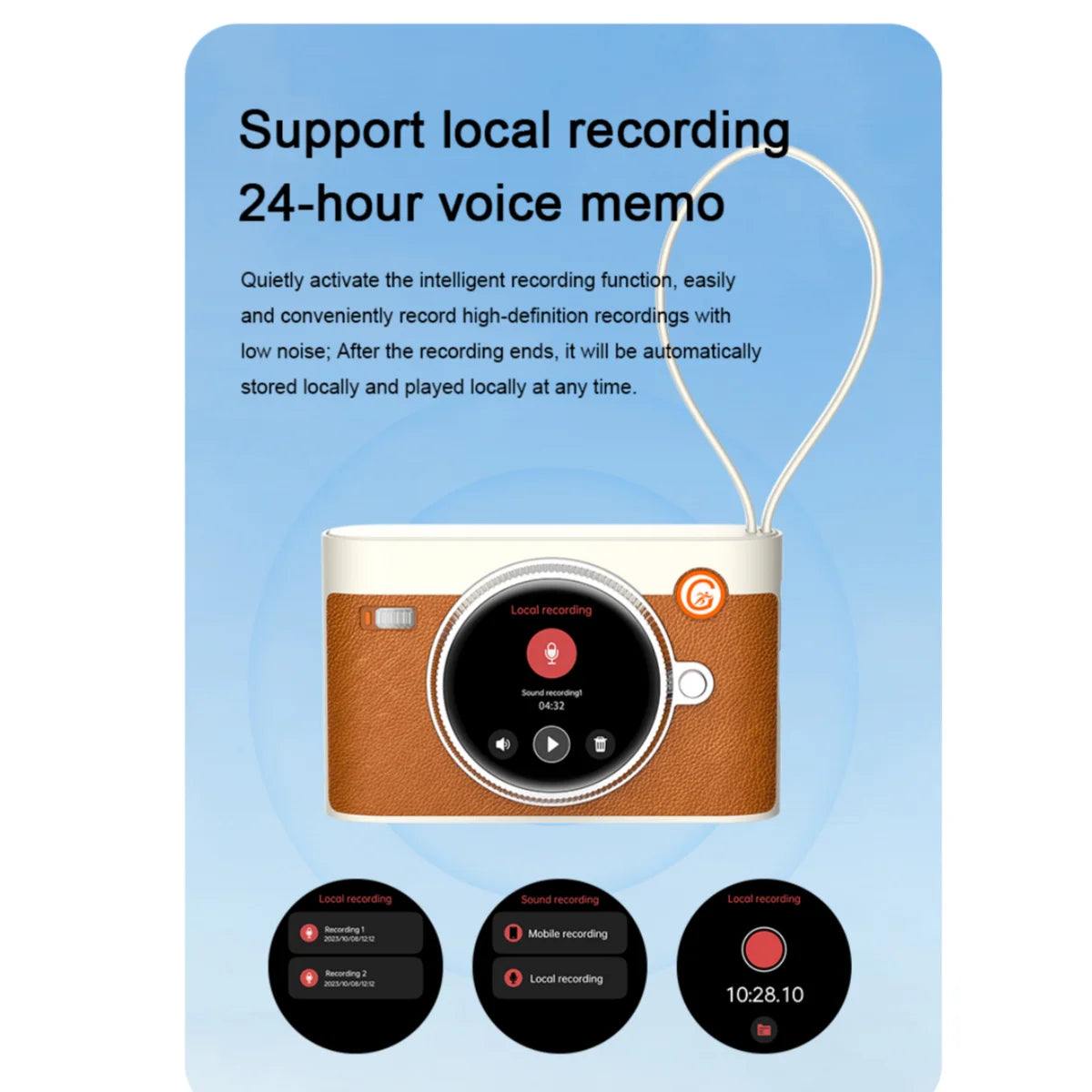 Chromacart FusionWatch 3-in-1 Smartwatch Power Bank & Bluetooth Speaker (10,000mAh)