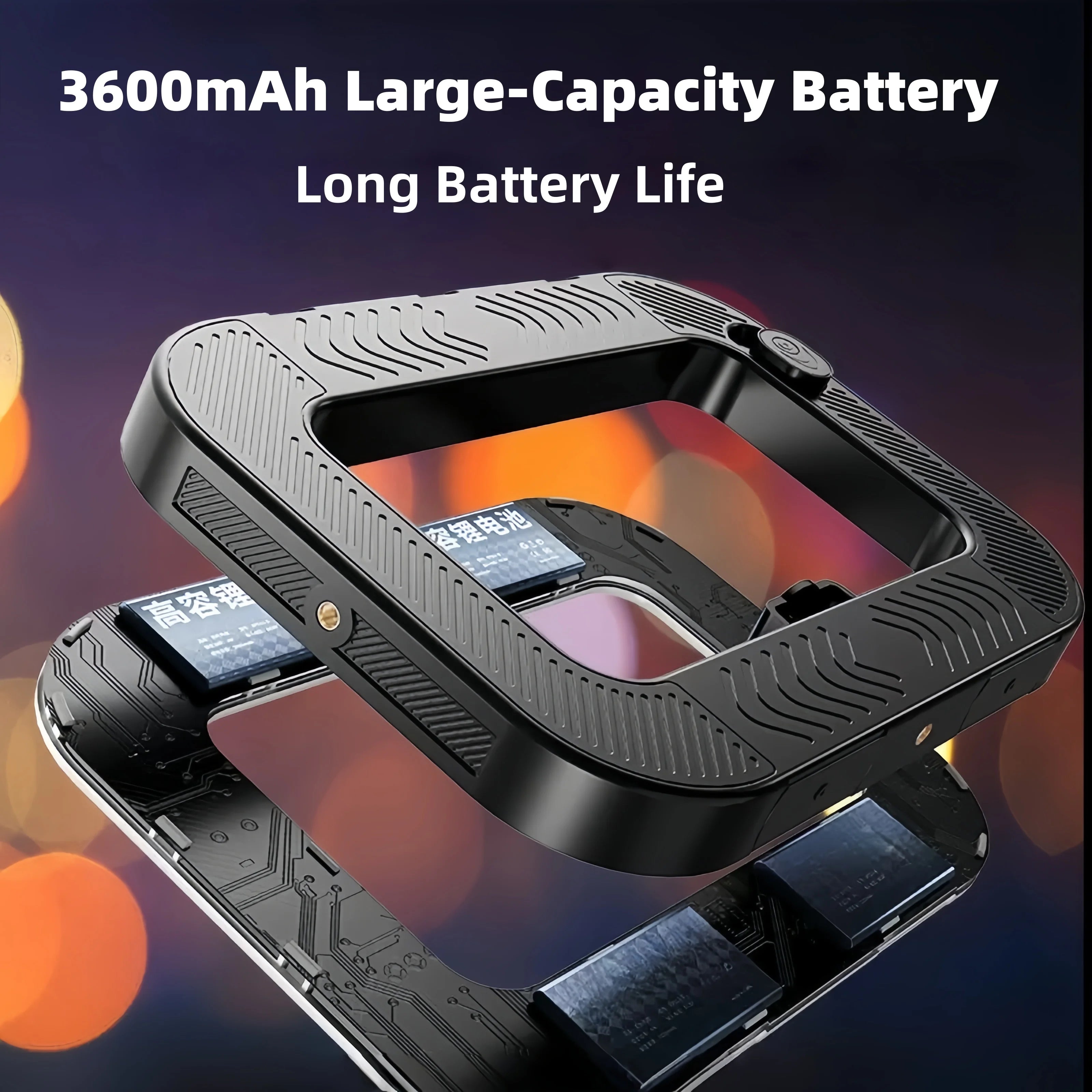 Chromacart Handheld LED Ring Light Rechargeable Portable Fill Light for Mobile Phone Live Broadcast Photography Desktop Rabbit Cage Selfie™