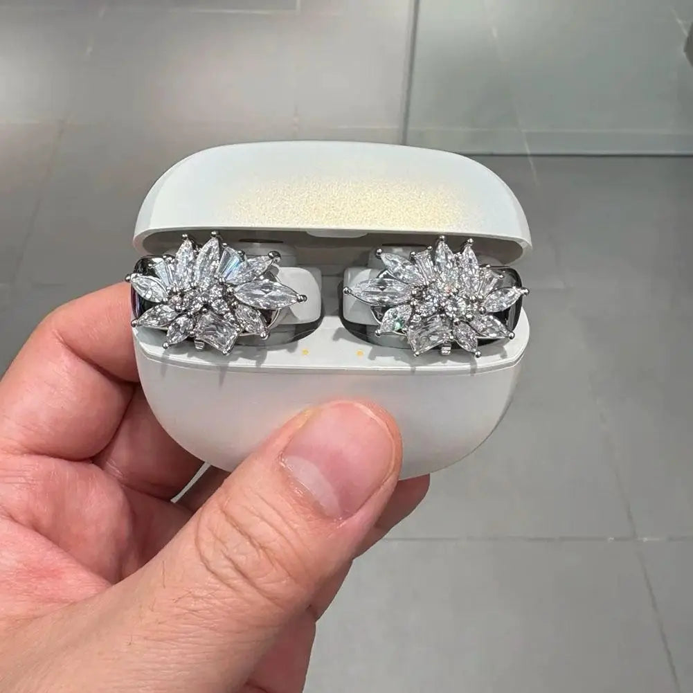 2pcs Headphone Diameter Buckle For B Ose Ultra Open Decorative Earphone Diamond Ear-Clip Exquisite Design Earphone Accessories