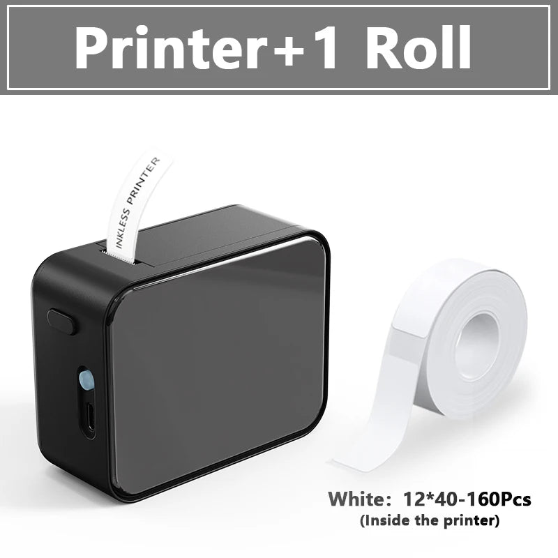 Marklife P15 M1 Portable Thermal Printer Mini Smart Printer Wireless Bluetooth Sticker Labeling Machine or 1PK Label Paper NoInk