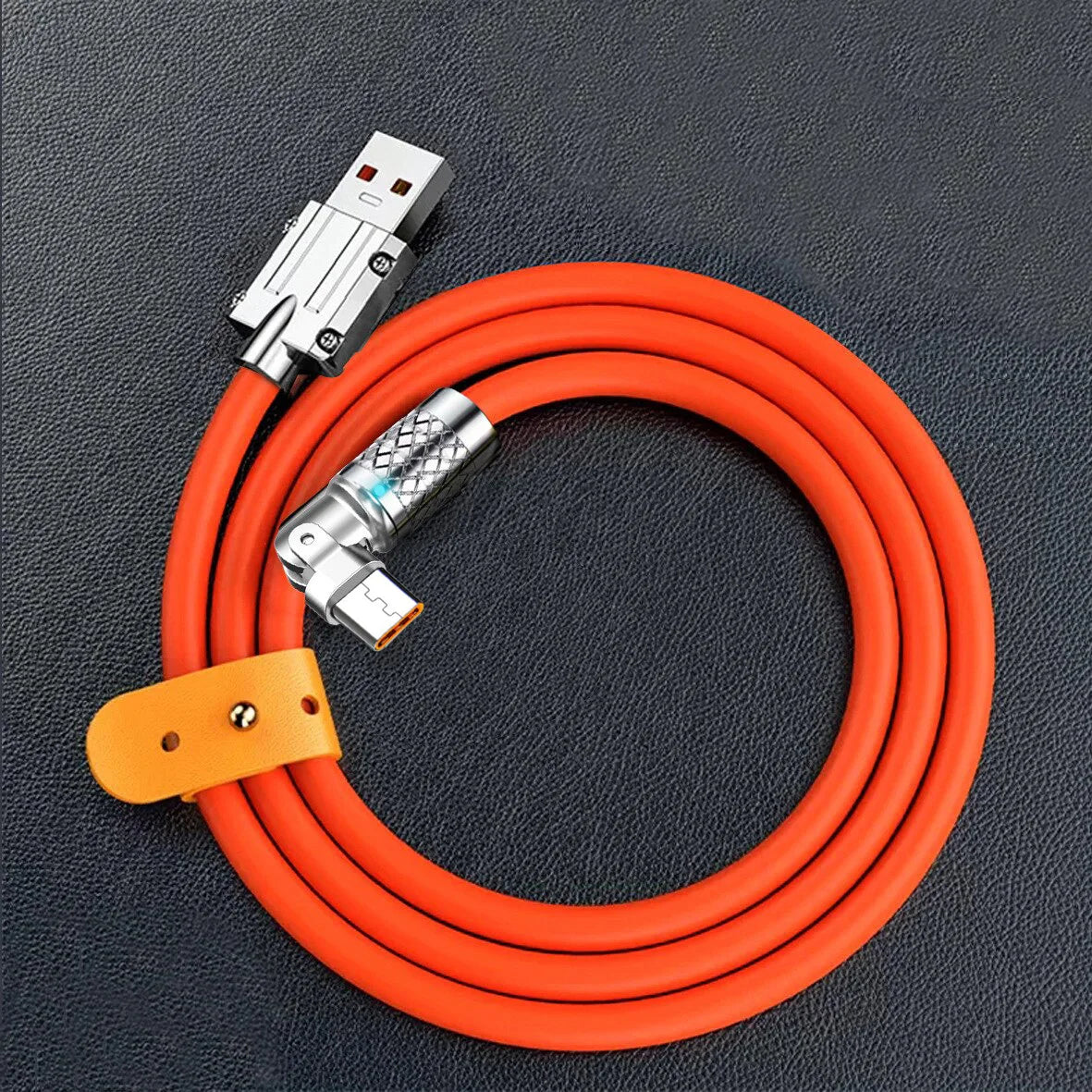 Chromacart Premium 120W 6A Silicone USB Charger Date Cable For iPhone 14 13 12 11 Pro Max Mini 180 Rotating Ultra Fast Charging Lightning Wire Cord