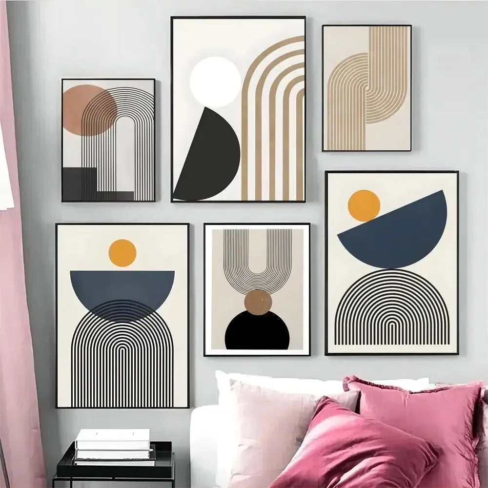 Minimalist Abstract Line Minimalist Wall Art Print Canvas Painting Posters for Living Room Modern Home Decor