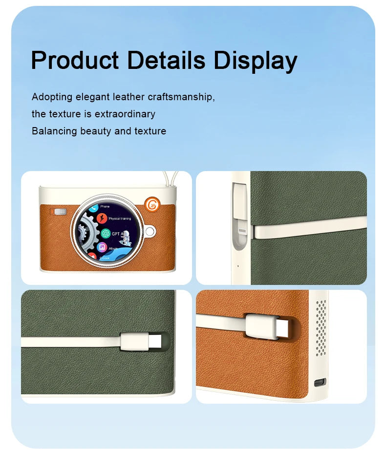 Chromacart FusionWatch 3-in-1 Smartwatch Power Bank & Bluetooth Speaker (10,000mAh)