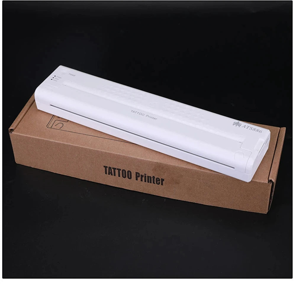 Yilong Portable Thermal Tattoo Transfer Printer Machine Bluetooth Smart Network Stencil Maker Line Drawing Photo Printing Copier