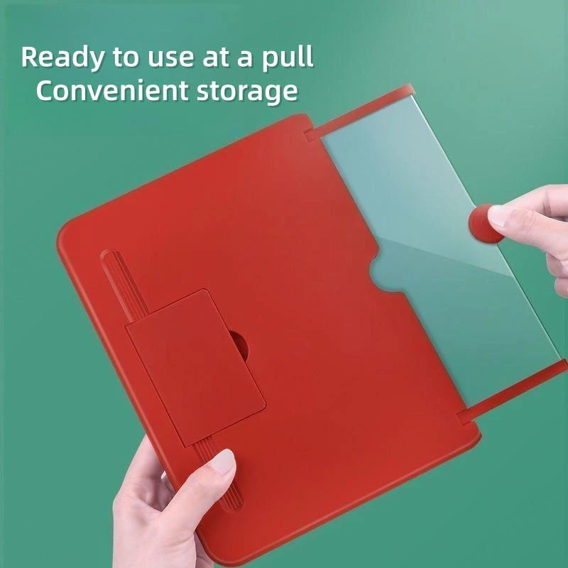 Chromacart Premium 10/12In Mobile Phone Magnifier Ultra HD Screen Magnifier for Easy TV Viewing Orientation Full Screen Mobile Phone Magnification