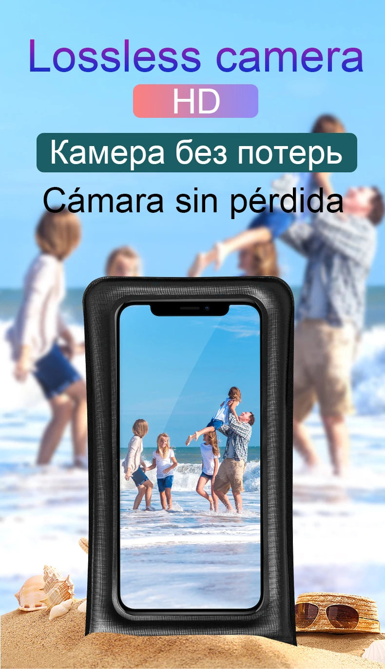 Chromacart Waterproof Phone Case Swimming Water Proof Bag Universal Underwater Phone Protector Pouch Cover For iPhone 16 15 Pro Max Samsung™