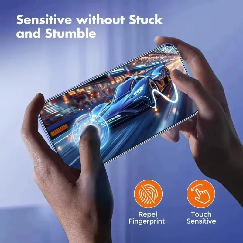 Chromacart Premium 1 5PCS 8K Easy Install Screen Protector For iPhone 17 Pro Max 16 13 11 15 14 Air 16e 12 Mini XR X Xs 7 8 Plus Tempered Glass