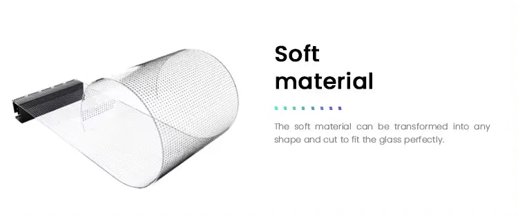 LED flexible transparent display screen P5 P6 P8 P10 size 1000 * 240mm 3840HZ refresh RGB indoor movable handheld display screen