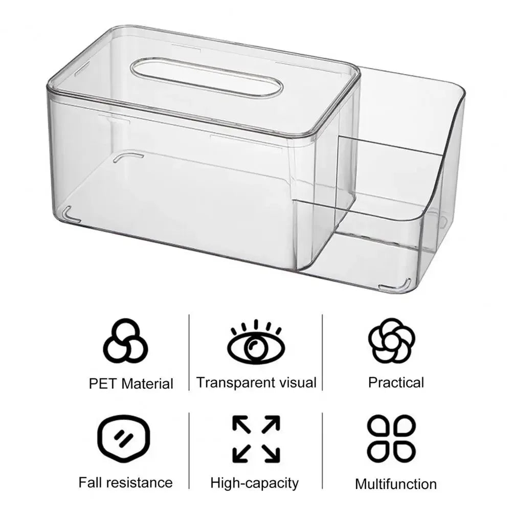 Acrylic Tissue Box Holder with Cover Tissue Box Cover,Tissue Holders,Tissue Box Holder for Bathrooms Home and Office