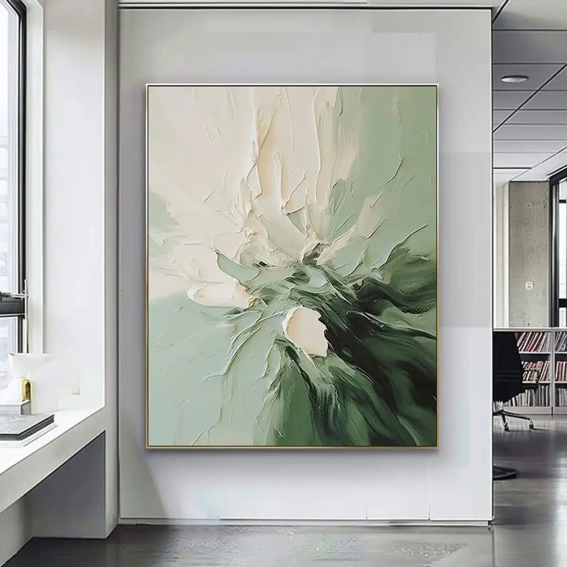 Large Colorful Abstract Canvas PaintingTexture Abstract Modern Painting Colorful Abstract Wall Art