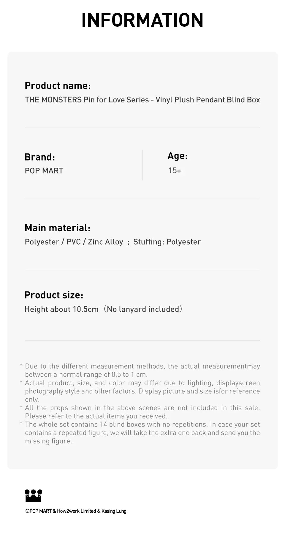 POP MART The Monsters Labubu V4 Pin for Love Series Mystery Blind Box Vinyl Face Plush Doll Pendant Keychain Toy Christmas Gifts