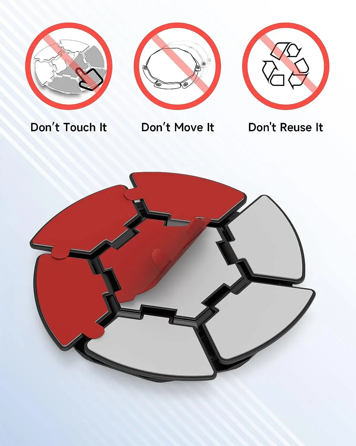 Chromacart Car Dashboard Suction Cup Cellphone Mount Base Universal Suction Cup Phone Holder Pad Disk for Car Dashboard Windshield™