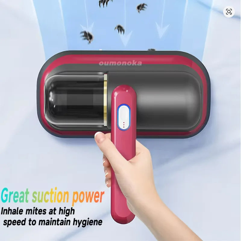 Wireless Vacuum Cleaner Ultraviolet Sterilization Machine Mini Washing Household Mattress Mite Remover Robot Bedding Cleaner