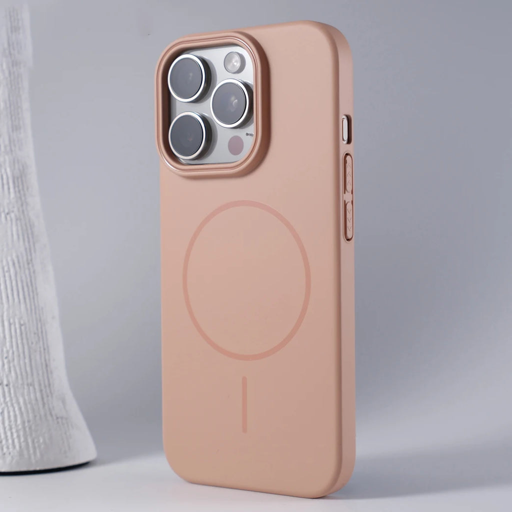 Chromacart Luxury Original Hard PC Magsafe Case for iPhone 17 Air 16 15 14 Plus 13 12 Mini 11 Pro Max Shockproof Matte Thin Magnetic Cover™