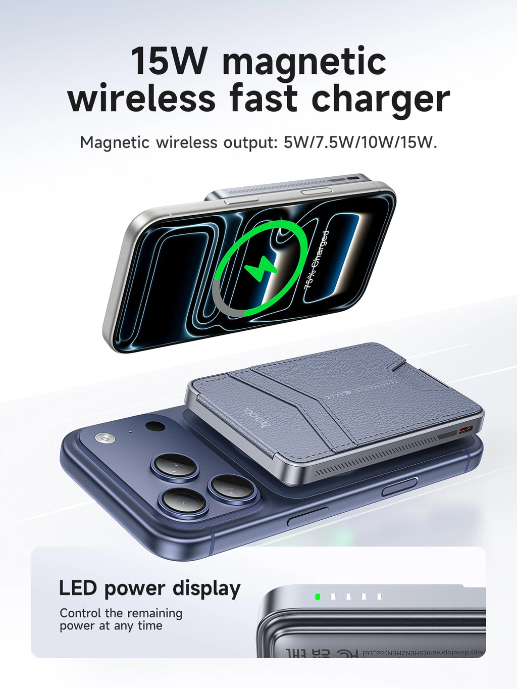 Chromacart MagSnap 20W Magnetic Power Bank (5000mAh) with Kickstand