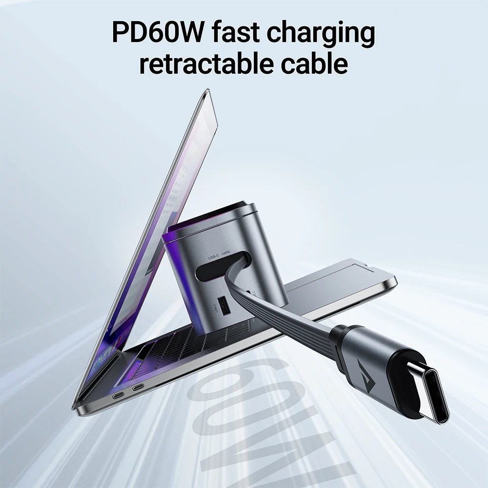 Chromacart ACEFAST 6 in 1 Multifunction 15W Magnetic Wireless Charging Station For iPhone 16 15 GaN PD65W Charging Cube USB C Fast Charging™