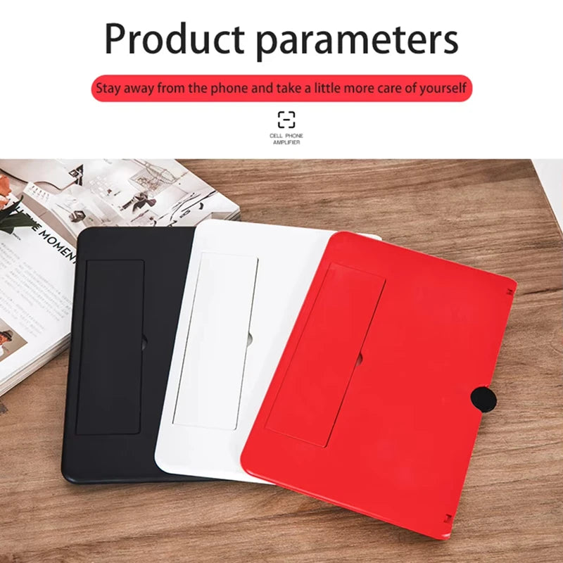 Chromacart Premium 10/12In Mobile Phone Magnifier Ultra HD Screen Magnifier for Easy TV Viewing Orientation Full Screen Mobile Phone Magnification