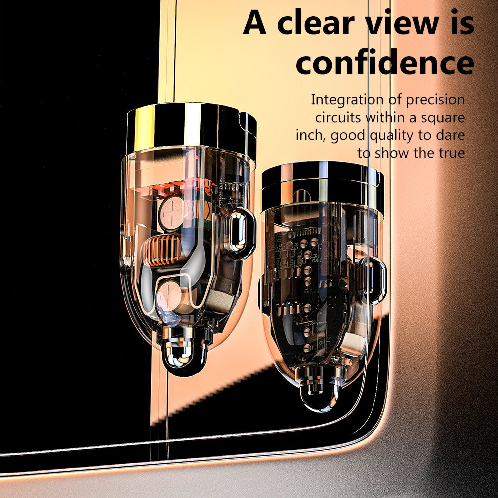 Chromacart Elough 120W Car Charger QC3.0 USB Type C Quick Charge Transparent Car Phone Charger Adapter For iPhone Xiaomi chargeur rapide™