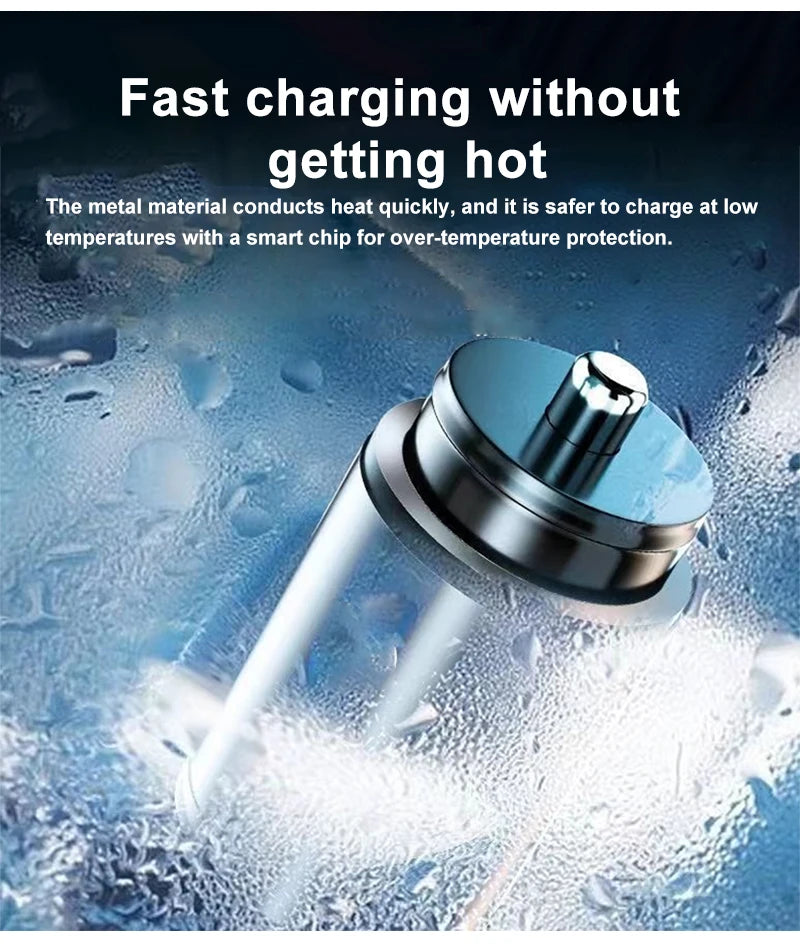 Chromacart 2025 Mini 100W PD QC Pull Ring Fast Charging Car Charger USB C Car Phone Charger Adapter For iPhone Xiaomi Samsung Huawei™
